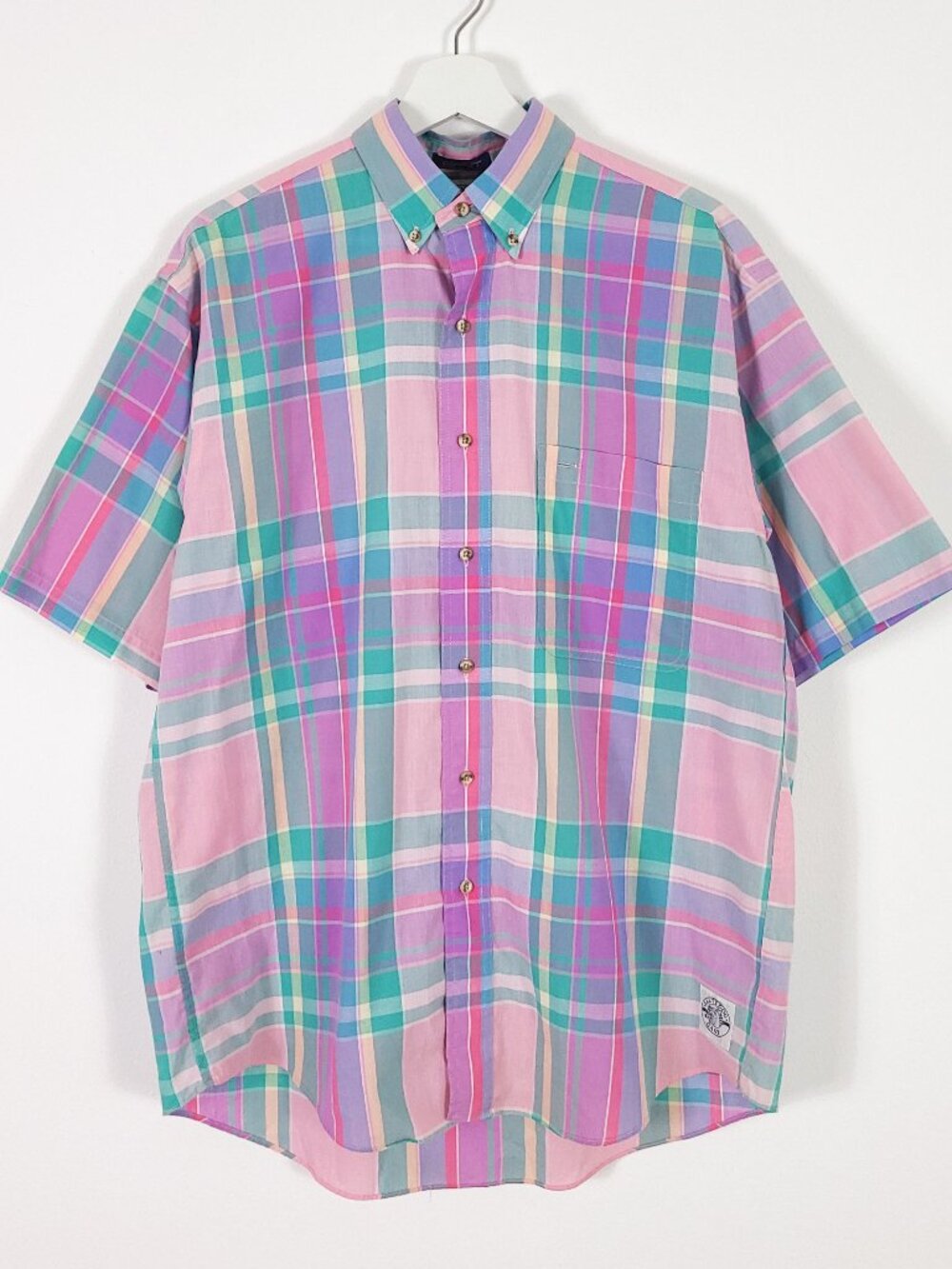 Vintage Plaid Button Down Shirt